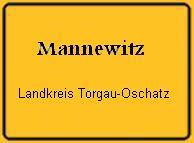 Ortseingangsschild Mannewitz TO