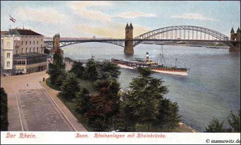 Rhein, Bonn Rheinanlagen